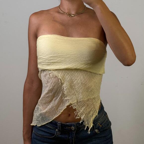 Butter Yellow Scarf - Picture 2 of 5